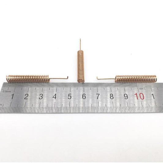High Quality 433Mhz Spring Antenna 433.92MHZ Phosphor Copper 3DBI Induction Antenna Built-in Helical Security Smart Home Antenna