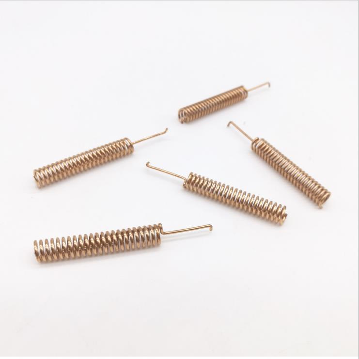 High Quality 433Mhz Spring Antenna 433.92MHZ Phosphor Copper 3DBI Induction Antenna Built-in Helical Security Smart Home Antenna