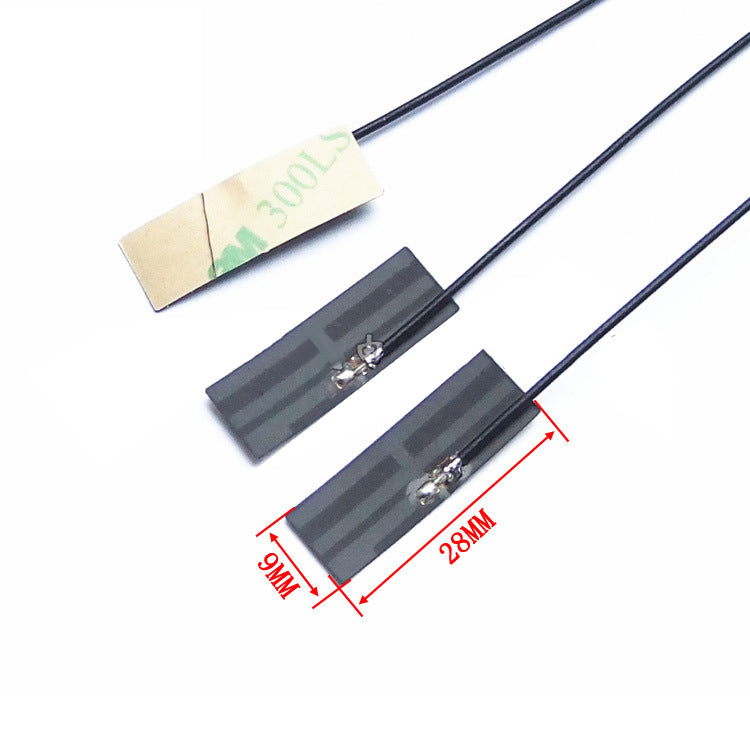 28*9mm 2.4G Internal Flexible Soft Antenna IPEX 1.13 0.81 1.37 ZigBee Bluetooth Wifi Module Omnidirectional Smallest Size FPC Antenna