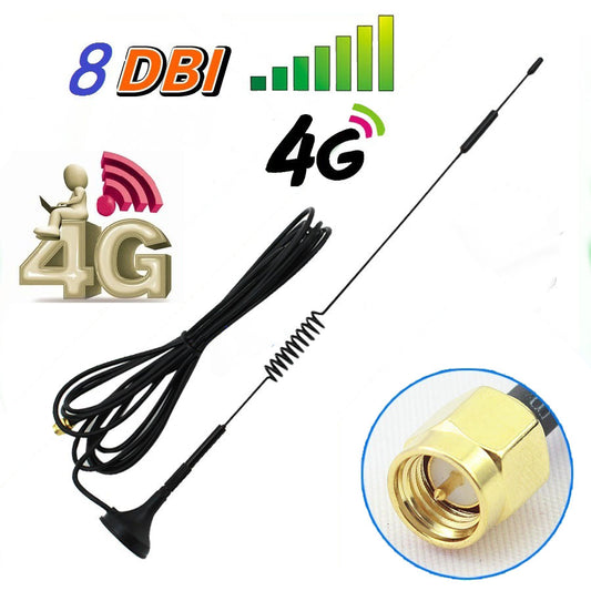 LTE 2.4G 3G 4G WCDMA GPRS GSM 8DBI High Gain Magnetic Mount Antenna