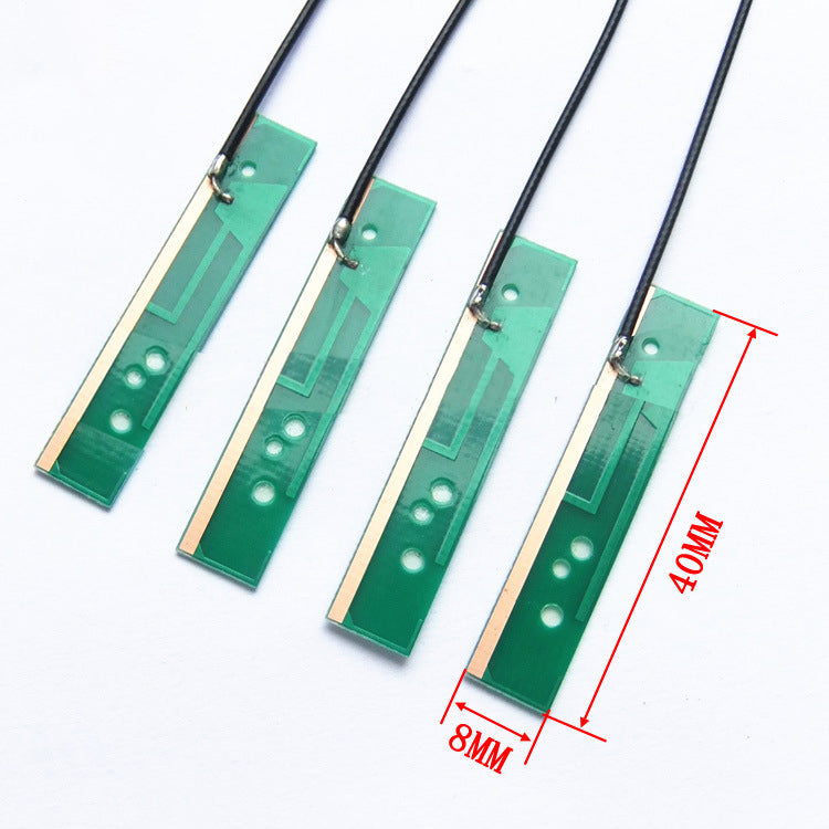 40*8mm 2.4g 5.8g Internal PCB Antenna Wifi Module High Gain 4DBI Omnidirectional AirGain Antenna with IPEX 1.13 Cable