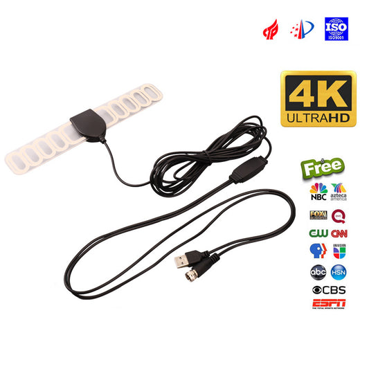 Hot selling HDTV antenna DVB-T2 ATSC VHF European and American indoor HD thin film TV antenna