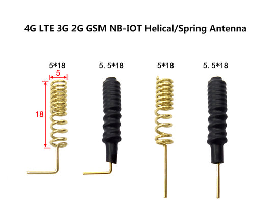 Spring Bent Antenna Built-in Spiral Antenna 2G 3G 4G LTE GSM Nb-lot Helical Antenna