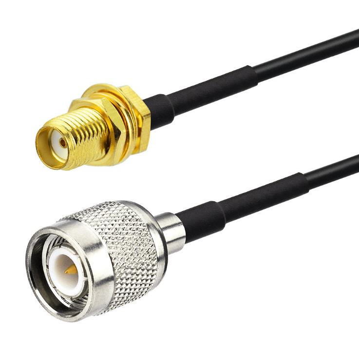 TNC Male to SMA Female Routing Network Card Antenna RG174 Extension Cable Adapter Cable Conversion Cable