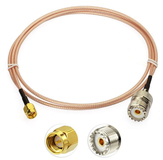 UHF Female to SMA Male Routing Network Card Antenna RG316 Extension Cable Adapter Cable Conversion Cable