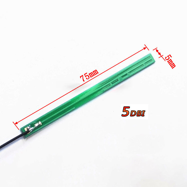 75*5mm 5DB High Gain LTE 4G 3G GSM GPRS nb-lot Full Band Internal PCB PCB Antenna with RG1.13 Cable IPEX U.FL Connector