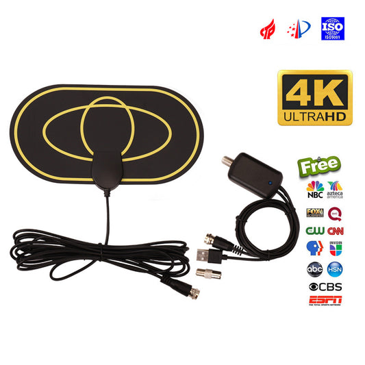 European/American HDTV film antenna Mini HD digital TV antenna DVB-T2 ground wave digital receiving antenna