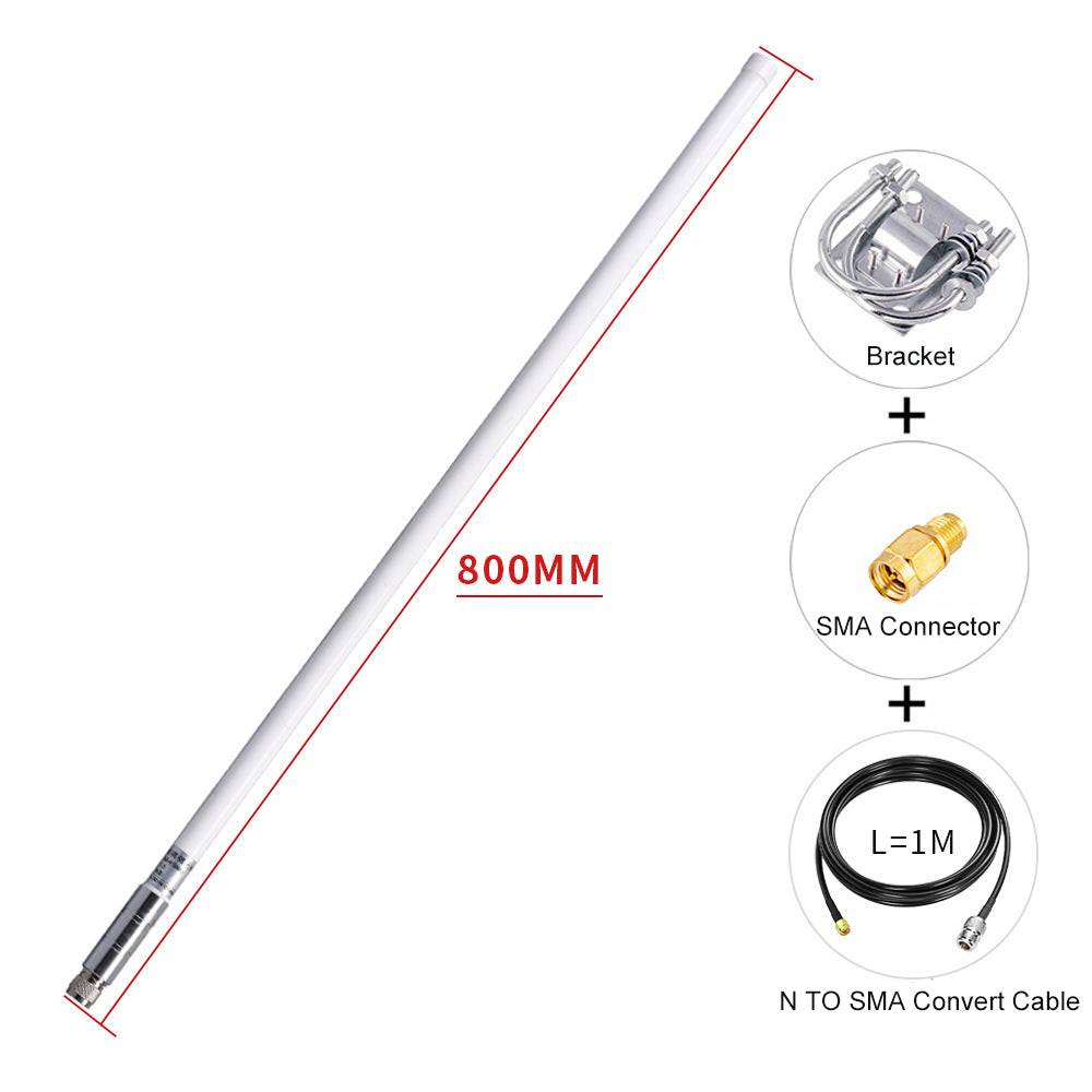ISM 902-915MHz 840-870 MHz 8dBi Gain Omnidirectional FRP Antenna Waterproof Fiberglass Antenna