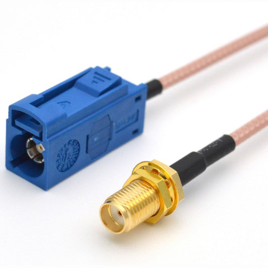 Rf Connector Fakra-C Female to SMA Female Flexible RG316 Cable 10cm for GPS Antenna