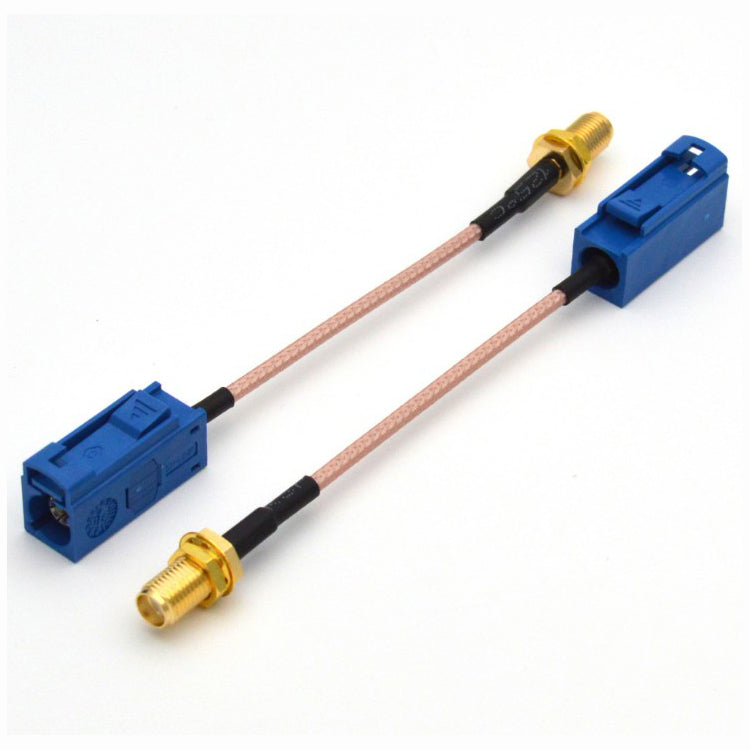 Rf Connector Fakra-C Female to SMA Female Flexible RG316 Cable 10cm for GPS Antenna
