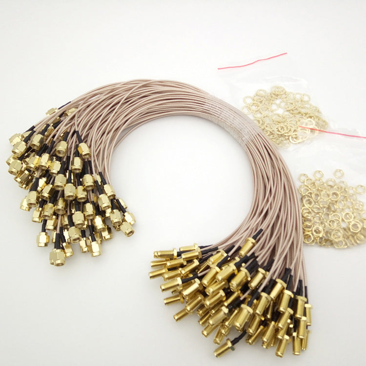 Right Angle SMA to Right Angle SMA RG178 Cable