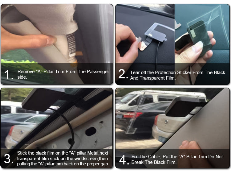 Dual Circuit AM FM DAB Car Antenna Imported IC Radio Tuner Receiver Patch Antena DAB Active Car Antenna