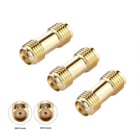 SMA Female to SMA Female Connetor Coaxial RF Antenna Connector SMA-K Dual Pass Connector
