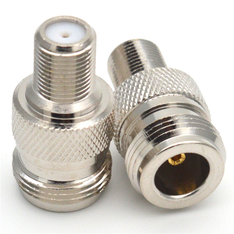 Straight RF Coaxial Connector N female to F female jack Adapter