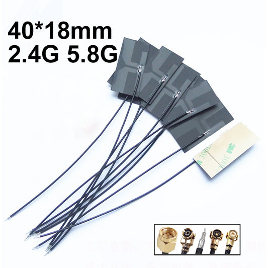 40*18mm 5G 5.8G 2.4G WiFi Dual Band Built-in FPC Antenna Bluetooth High Gain Omnidirectional Antenna IPEX