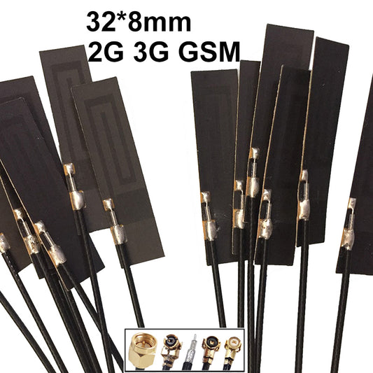 32*8mm GSM GPRS 3G 2G NB-Iot Internal FPC Flexible Soft Antenna Sim800mhz 900mhz WCDMA Antenna