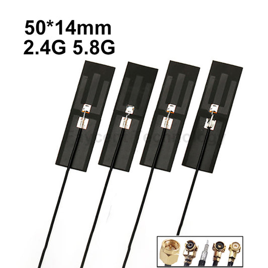 50*14mm 5dbi 2.4G 5G 5.8G Omnidirectional FPC Antenna ipex UFL Connector Wifi Wireless Router Dual Frequency Flexible Soft Antenna
