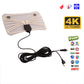 White new transparent film active antenna built-in amplifier patch antenna DVB-T2 Indoor TV antenna