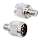 N-J to F-K Coaxial Adapter Connector RF Adapter N Male to F Female for Antenna, Analyzer, Router, Booster Systems