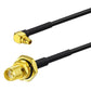 90 Degree MMCX Male to SMA Female RG174 Coaxial Cable