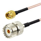 UHF Female to SMA Male Routing Network Card Antenna RG316 Extension Cable Adapter Cable Conversion Cable