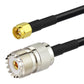 UHF Female to SMA Male Routing Network Card Antenna RG58 Extension Cable Adapter Cable Conversion Cable