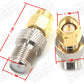 Coaxial RF adapter Copper RF Converter SMA J to F K SMA Male to F Type Female Connector