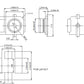 20279 RF Header U.FL Receptacle IPX I-PEX Connector