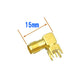 15mm 17mm 20mm 23mm 28mm RF Waterproof SMA-KWE Connector SMA Female 4 Pins Square Stand Right Angle PCB Mount Solder Connector