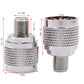 N-J to F-K Coaxial Adapter Connector RF Adapter N Male to F Female for Antenna, Analyzer, Router, Booster Systems