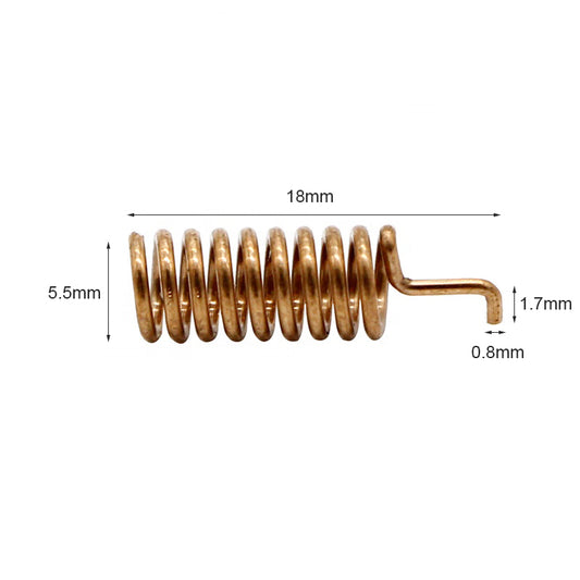 High Quality 915MHz Helical Coil Copper Antenna High Gain 3DBI WiFi Router Smart Home Spring Antenna
