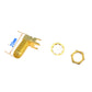 15mm 17mm 20mm 23mm 28mm RF Waterproof SMA-KWE Connector SMA Female 4 Pins Square Stand Right Angle PCB Mount Solder Connector
