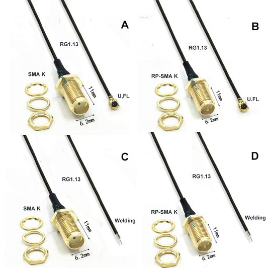 SMA to IPEX Welding RG1.13 Coaxial Cable