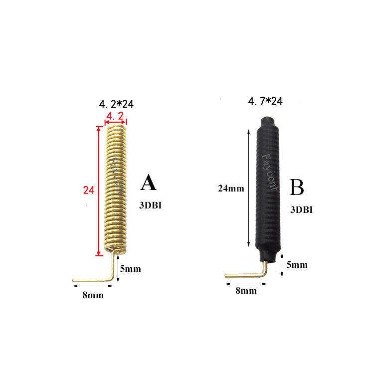 315mhz Sensing Antenna Internet of Things Helical Antenna 315MHz Copper Spiral Spring Antenna