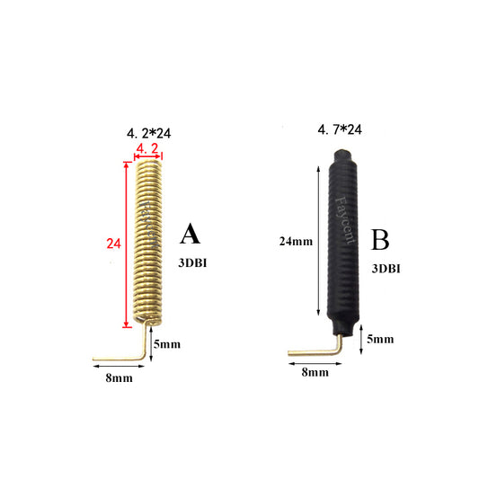 315mhz Sensing Antenna Internet of Things Helical Antenna 315MHz Copper Spiral Spring Antenna