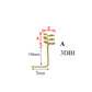 High Performance Phosphor Copper Short Wireless Wound Onboard Helical Antenna 2.4g 5.8g Wifi Dual Band Spring Antenna