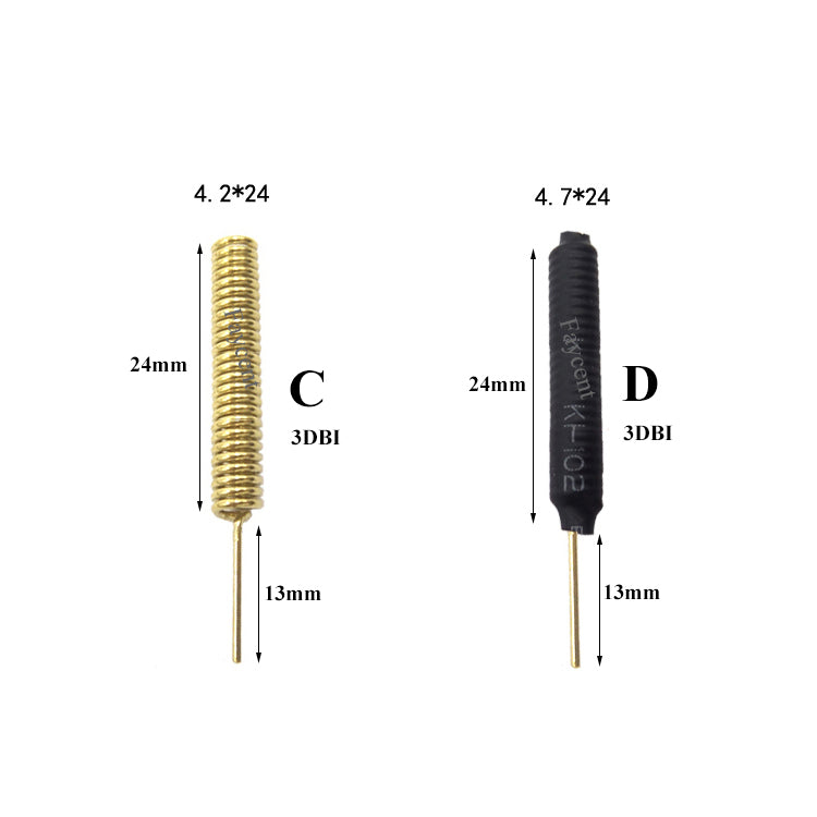 315mhz Sensing Antenna Internet of Things Helical Antenna 315MHz Copper Spiral Spring Antenna