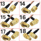 Right Angle SMA to Right Angle SMA RG178 Cable