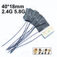 40*18mm 5G 5.8G 2.4G WiFi Dual Band Built-in FPC Antenna Bluetooth High Gain Omnidirectional Antenna IPEX