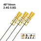48*14mm Yellow 5DBI 2.4g /5.8G Dual Band Internal High Gain Wireless Router WIFI Network Card PCB Antenna
