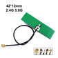 42*12mm 2.4g Built-in Wifi Wireless Router PCB Antenna 5G 5.8G Omnidirectional High-Gain Green PCB Antenna