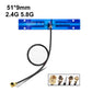 51*9mm 5DBI Wifi Antenna 2.4g Internal PCB 5g 5.8g Dual Band ZigBee Wireless Chip Omni-directional Antenna