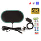 HDTV indoor digital TV antenna with amplifier ATSC DTMB receiving film TV antenna for ground wave signal