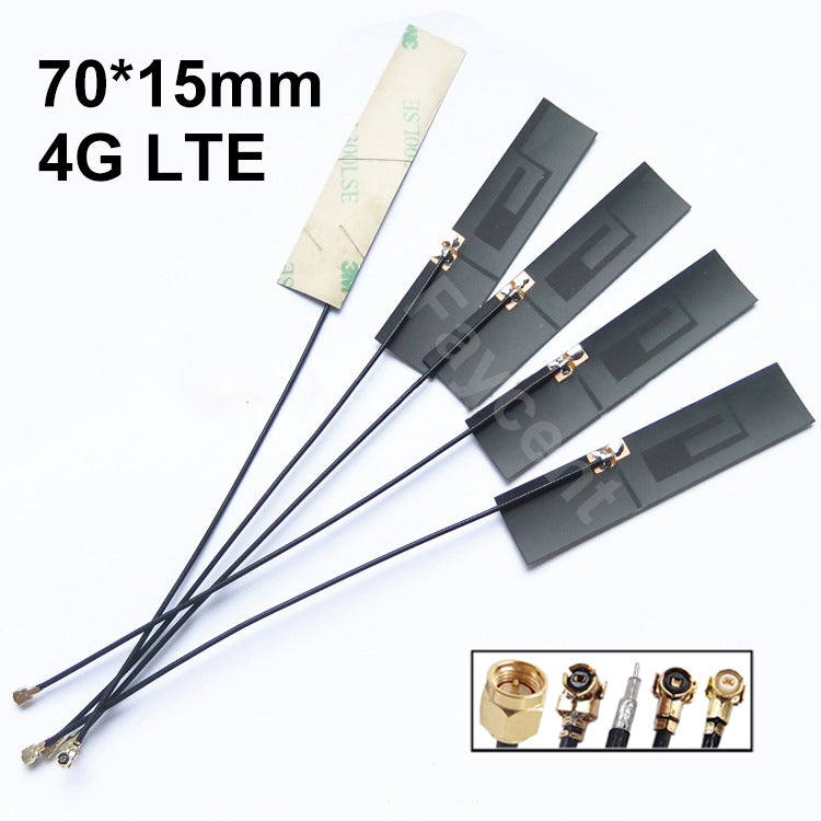 70*15mm GSM /800MHz / 2G / 3G / LTE / 4G / GPRS / WCDMA / NB-IOT Full Band Built-in FPC Patch antenna